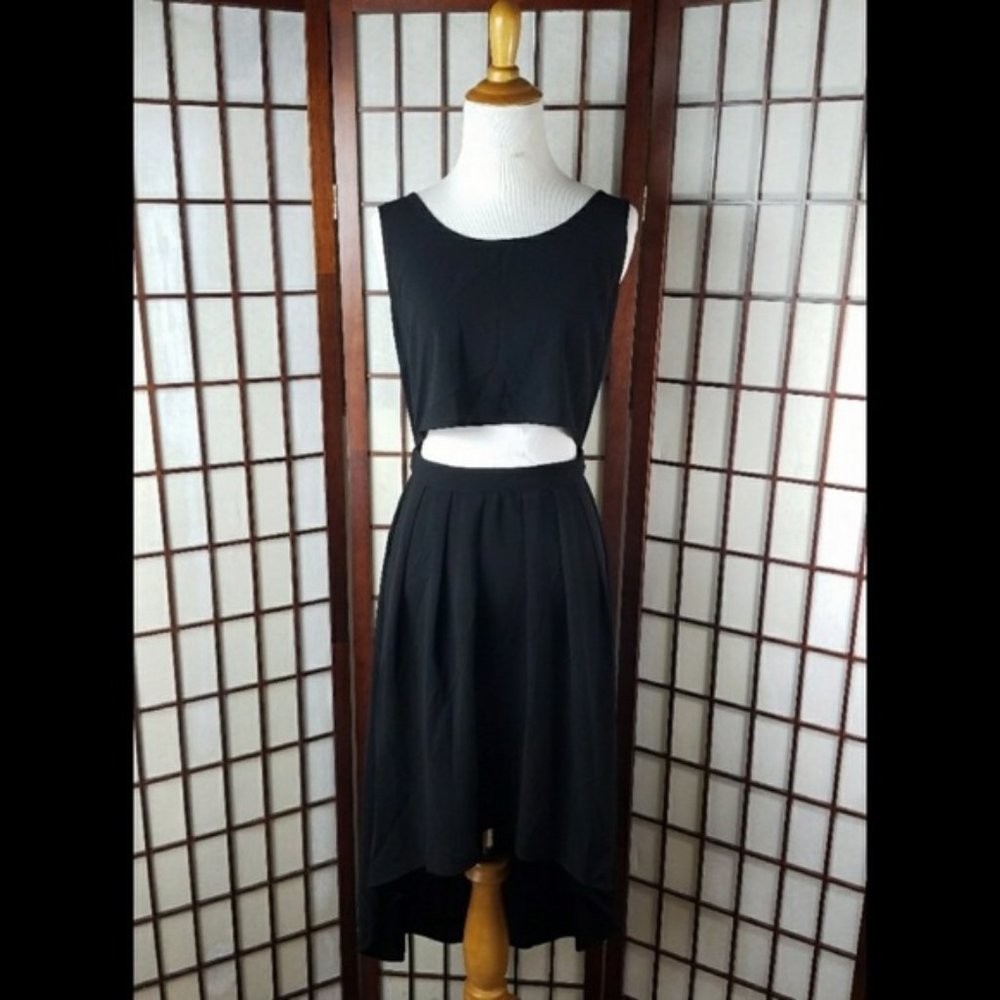 Jealous Tomato Asymmetrical Back Bow Tie Dress